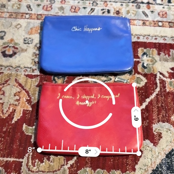 Rebecca Minkoff Jody Leather Pouch Lot Of 2 - Picture 8 of 8